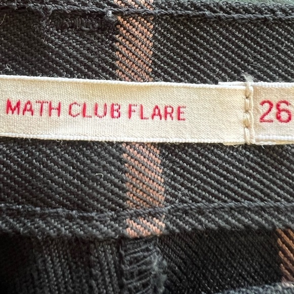 Levi's Premium Math Club Flare pants brown black casual 26 - Picture 6 of 8